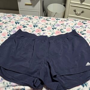 Adidas Women's Dark Blue Athletic Shorts